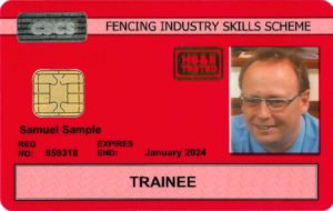 Red FISS CSCS Card